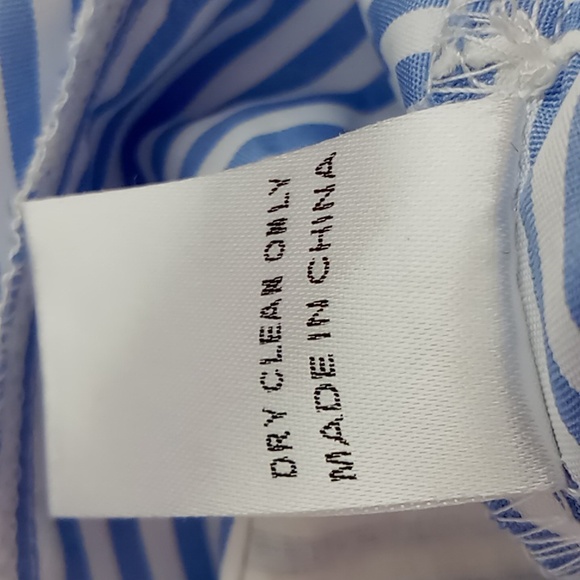 Fashion Nova Live A Little Kimono Size XL Blue/White Striped Long Sleeve - Picture 13 of 15